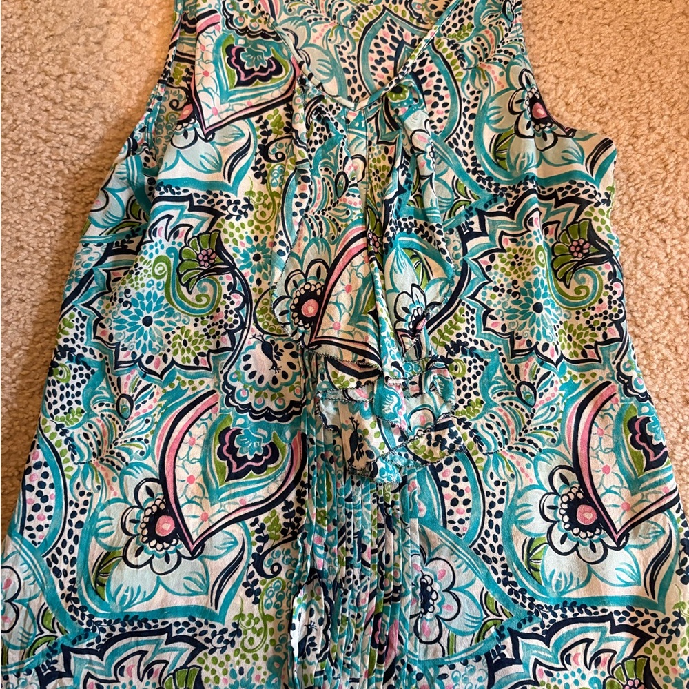 Lilly Pulitzer Multicolor Paisley Tank Top